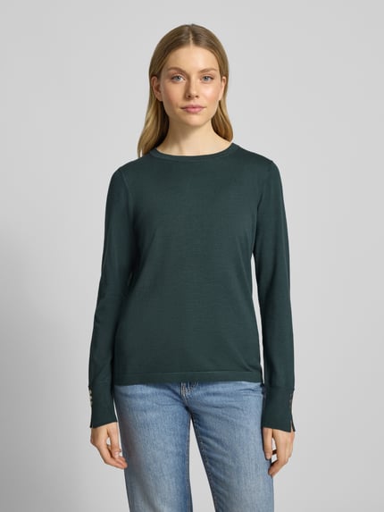 Christian Berg Woman Selection Strickpullover mit Rundhalsausschnitt Gruen 4