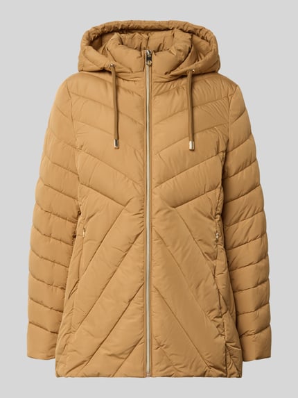 Christian Berg Woman Selection Steppjacke mit Reißverschlusstaschen Beige 2