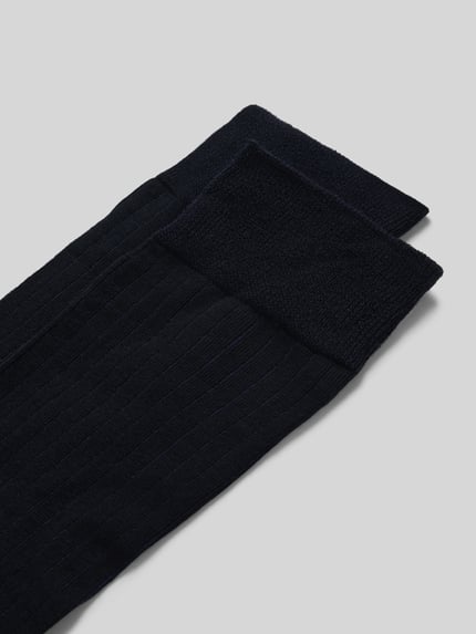 JOOP! COLLECTION Sokken met structuurmotief, model 'MEN PREMIUM ESSENTIAL' Marineblauw - 2