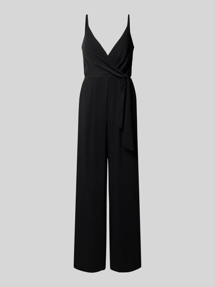 Jake*s Cocktail Jumpsuit met knoopdetail Zwart - 2
