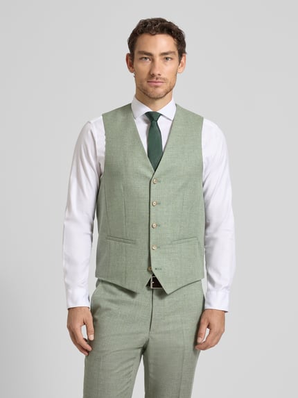 DIGEL Regular Fit Weste mit Viskose-Anteil Modell 'Edgar' Gruen 4