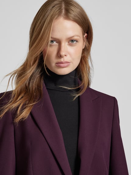 Luisa Cerano Blazer met reverskraag Bordeaux - 3
