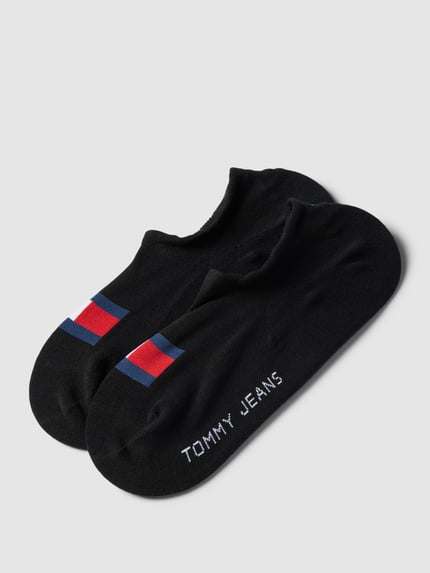 Tommy Hilfiger Füßlinge mit Logo-Print im 2er-Pack Black 1
