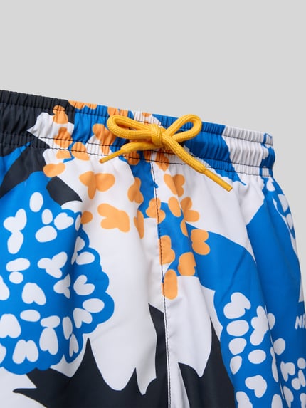 Napapijri Badehose mit elastischem Bund und Tunnelzug Blau 2