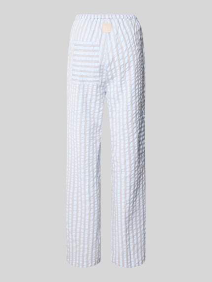 CCDK Copenhagen Pyjama-Hose mit elastischem Bund Modell 'Mila' Hellblau 3