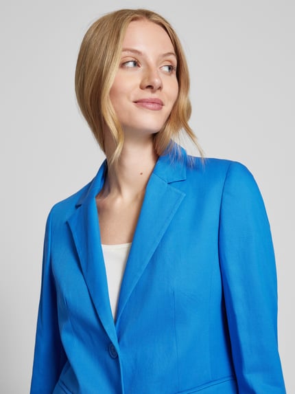 MORE & MORE Blazer met reverskraag Koningsblauw - 3