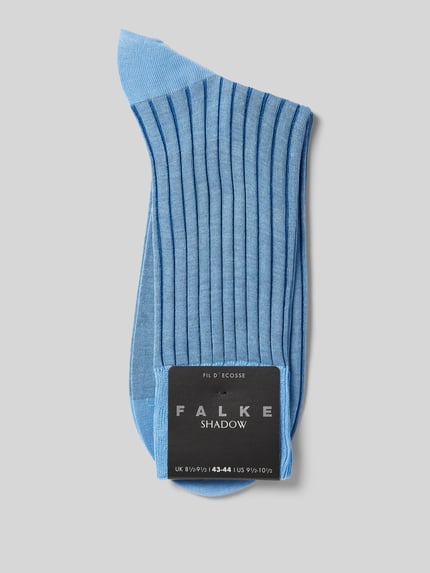 FALKE Socken aus reiner Baumwolle Modell 'Shadow' Hellblau 3