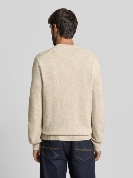 Marc O'Polo Regular Fit Strickpullover aus Woll-Mix Offwhite 5