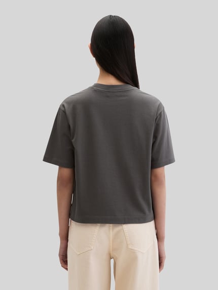 Marc O'Polo Relaxed Fit T-Shirt aus Baumwoll-Mix Dunkelgrau 5