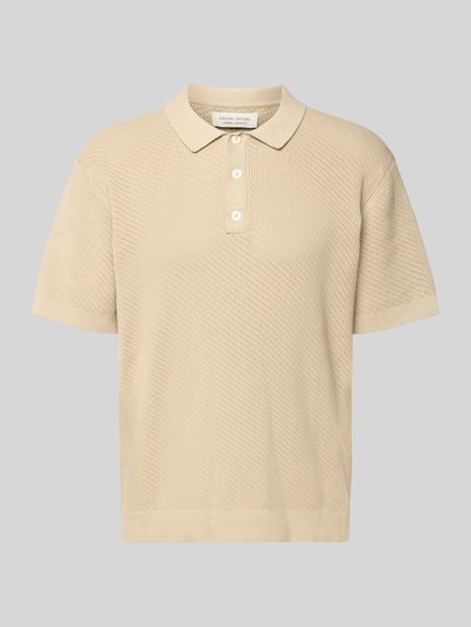 Casual Friday regular fit poloshirt met labeldetail model 'ISAKSSON' Beige - 2