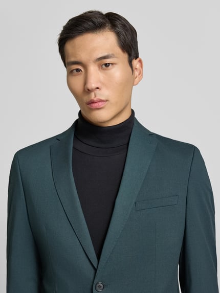 s.Oliver BLACK LABEL Slim Fit Anzugsakko mit Viskose-Anteil  Dunkelgruen 3