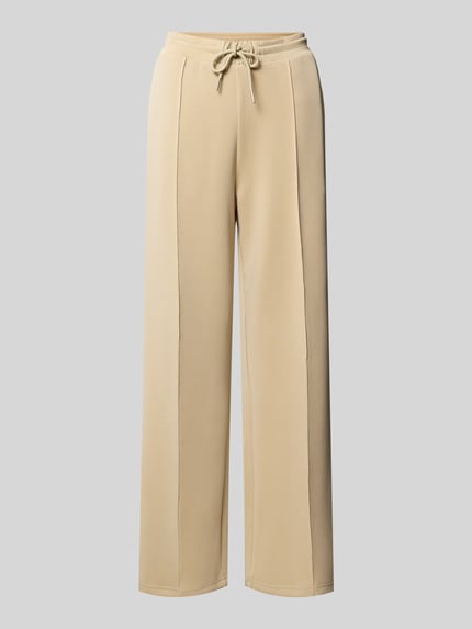 Scotch & Soda Sweatpants met siernaad en elastische band Zand - 2