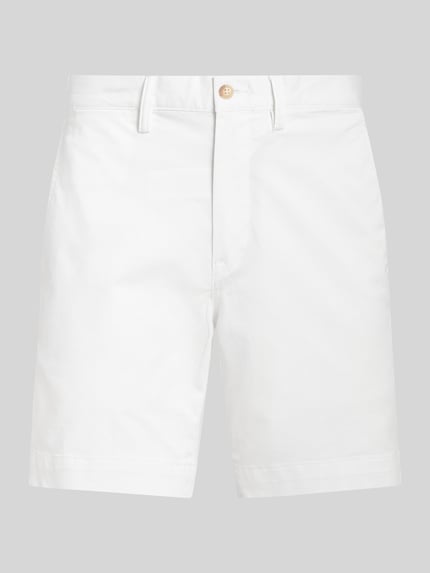 Polo Ralph Lauren Regular Fit Bermuda aus reiner Baumwolle Weiss 2