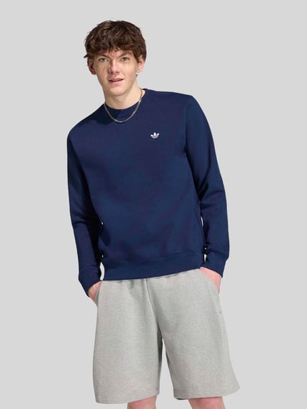 adidas Originals Regular fit sweatshirt van katoenmix Marineblauw - 4