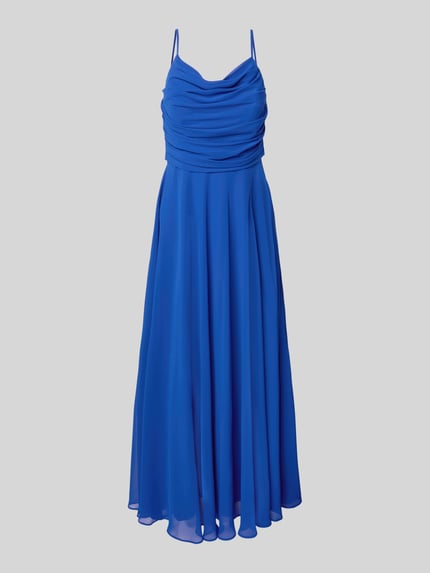 Jake*s Cocktail Cocktailkleid mit Wasserfall-Ausschnitt Royal 2
