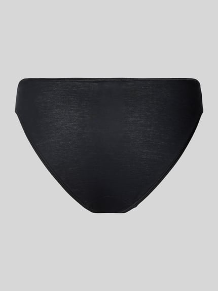 HANRO Slip mit eingefassten Abschlüssen Black 3