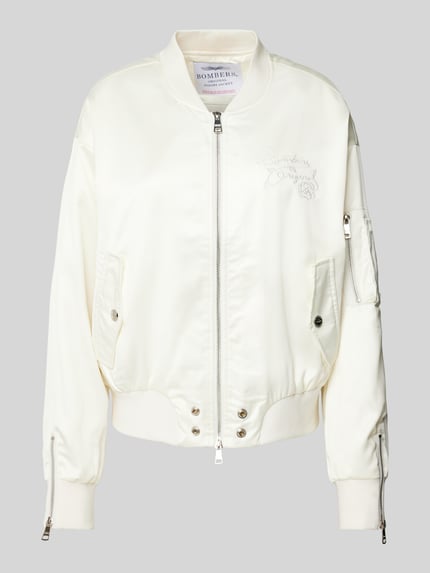 Original Bombers Bomberka z wyhaftowanym logo Piaskowy 2