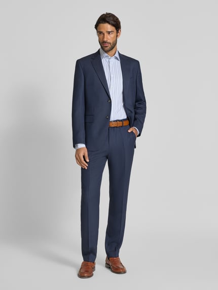 Stenstroms Regular Fit Business-Hemd mit Kentkragen Blau 1