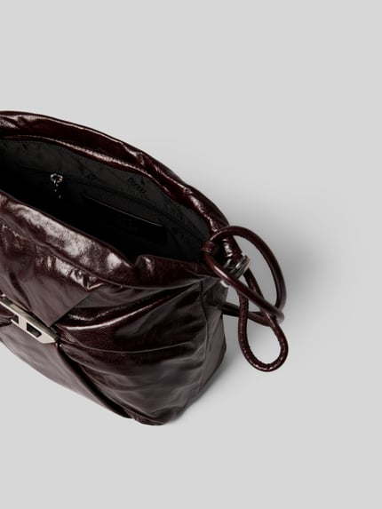 Diesel Handtas met logodetail Zwart - 5