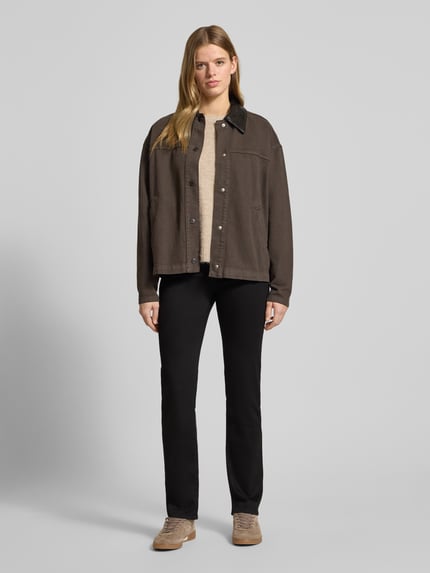 Levi's® 300 Straight fit jeans van bci katoen met 5-pocketmodel Zwart - 1