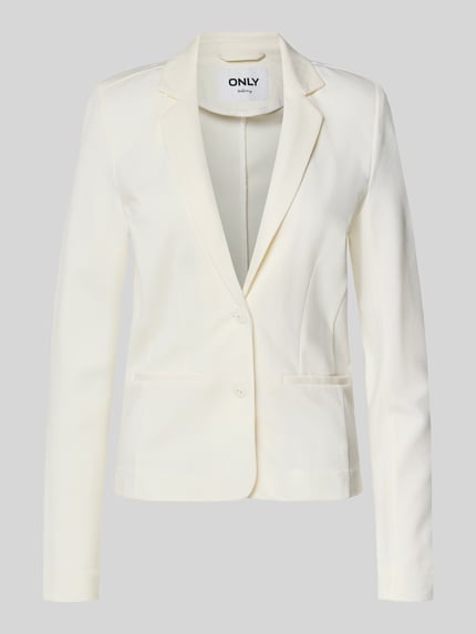 Taillierter Blazer aus Viskose-Mix Modell 'POPTRASH' Shop The Look MANNEQUINE