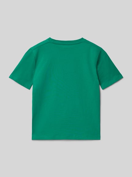 Calvin Klein Jeans Regular Fit T-Shirt aus reiner Baumwolle Gruen 3