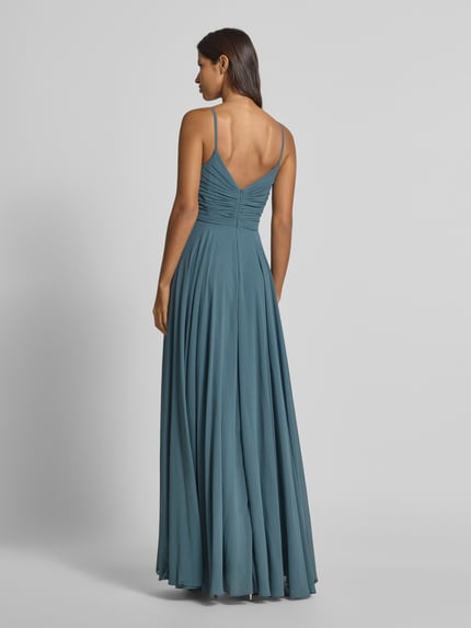 Mascara Abendkleid mit gelegten Falten Schilf 5