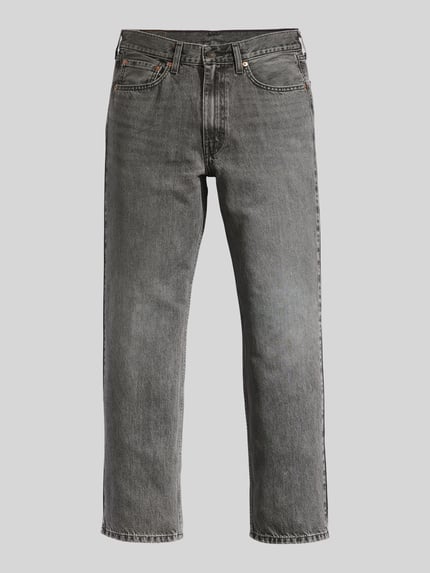 Levi's® Straight Fit Jeans aus reiner Baumwolle Modell '565™' Dunkelgrau 1