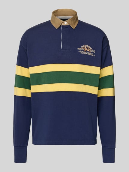 Polo Ralph Lauren Bluza z prążkowanymi mankietami Granatowy 2