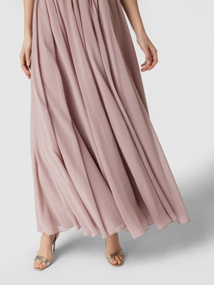 Laona Abendkleid mit Strassteinen Mauve 3