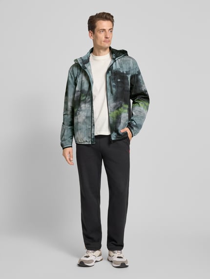 EA7 Emporio Armani Trainingsjacke mit Kapuze Black 1