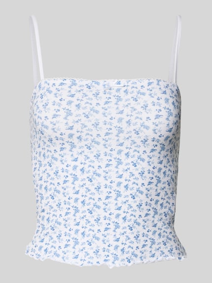 Crop Top mit Zierschleife Shop The Look MANNEQUINE