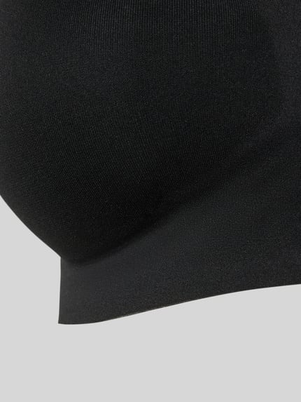 Productfoto, Triangel-BH met brede bandjes van Mey, materiaalmix met stretch, ongelinieerd, haakjessluiting, effen zwart