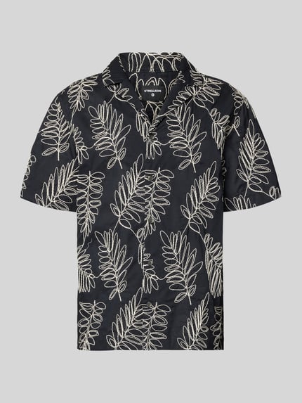 Strellson Relaxed Fit Freizeithemd aus Baumwoll-Mix Black 2