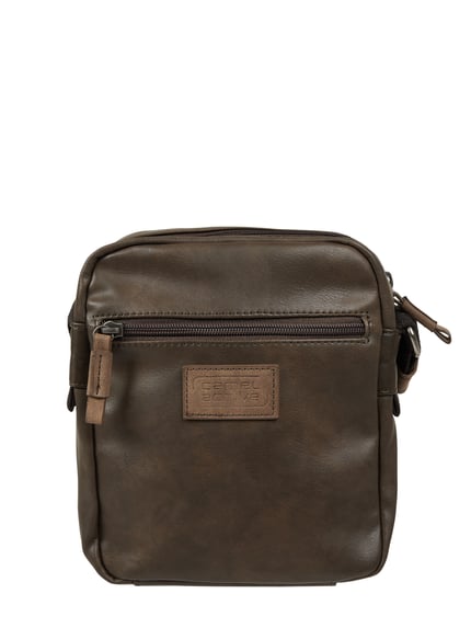 camel active Umhängetasche in Leder-Optik Mittelbraun 5