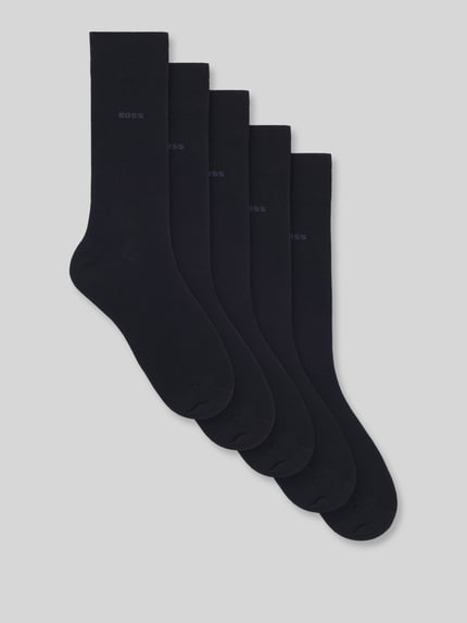 BOSS Socken aus Baumwoll-Mix im 5er-Pack Dunkelblau 1
