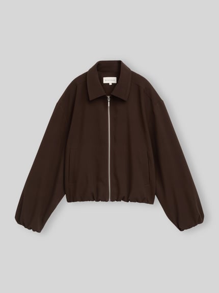 Tom Tailor Regular Fit Blouson mit Viskose-Anteil Dunkelbraun 2