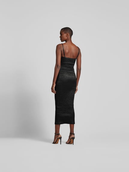 Nanushka Midijurk in lederlook Zwart - 5