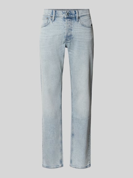 Produktfoto, Slim Tapered Fit Jeans mit Eingrifftaschen Modell 'Streem' von G-Star Raw, bawełna, wpuszczane kieszenie, szerokość w rozmiarze 32/32: 44 cm, długość wewnętrzna nogawki: 80 cm