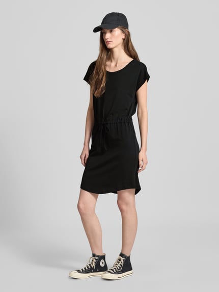 ONLY Flatteuze mini-jurk van puur katoen, model 'MAY' Zwart - 1