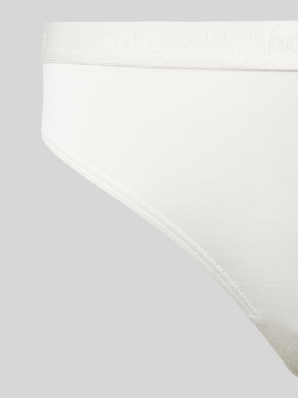 BOSS Slip aus Viskose-Mix Weiss 2