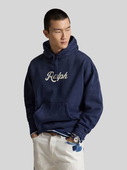 Polo Ralph Lauren regular fit hoodie van katoenmix Donkerblauw - 4