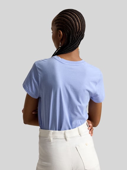 Polo Ralph Lauren regular fit T-shirt van puur katoen Lichtblauw - 5