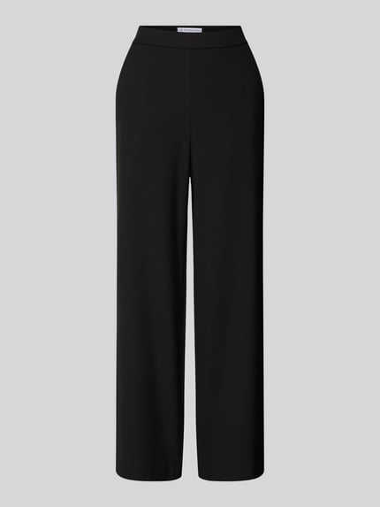 Raffaello Rossi Wide Leg Stoffhose mit verkürztem Schnitt Modell 'PALINA' Black 2