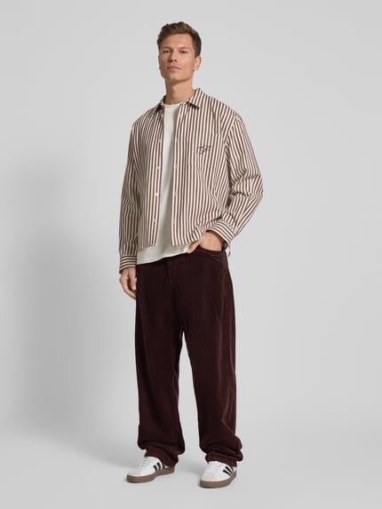 Carhartt Work In Progress Cordhose mit Eingrifftaschen Modell 'LANDON' Dunkelbraun 1