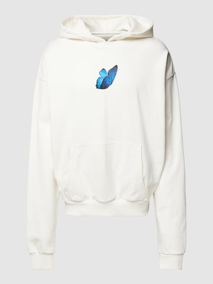 Mister Tee Hoodie mit Motiv-Print Modell 'LE PAPILLON' Offwhite 2