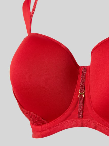 Triumph Balconette-beugelbeha met lichte, ademende spacer-cups Rood - 2