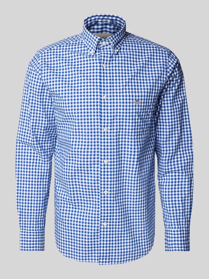 GANT Koszula casual slim fit z kołnierzykiem button-down Niebieski 2