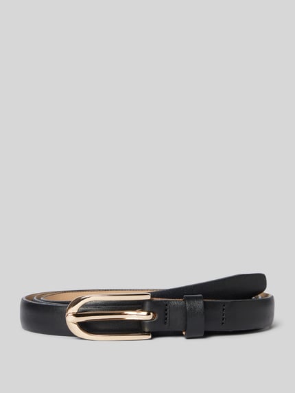 Weinmann Riem van echt rundleer model 'Savage' Black - 1