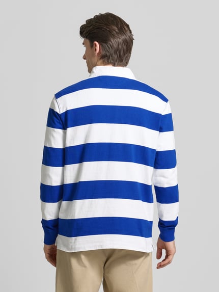 Polo Ralph Lauren regular fit sweatshirt van puur katoen model 'LS RUGBY M3' Koningsblauw - 5